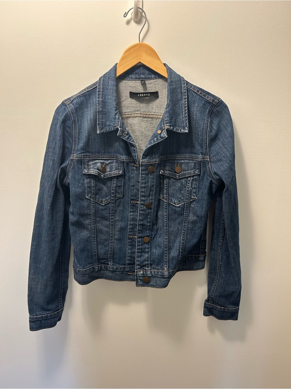 J Brand Blue Denim Jacket - Slim fit medium